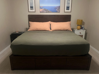 King Flat Headboard and 15