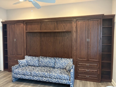 Savona King Sofa Murphy Wall Bed with 12