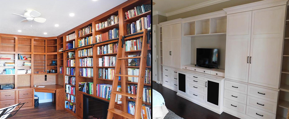 Custom Built Wall Units, Entertainment Centers, Libraries